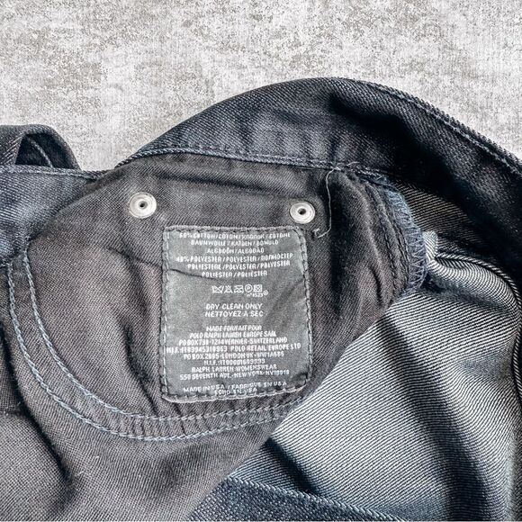 Ralph Lauren Straight Leg Mid Rise Dark Wash Jean Size 27 - Picture 7 of 7